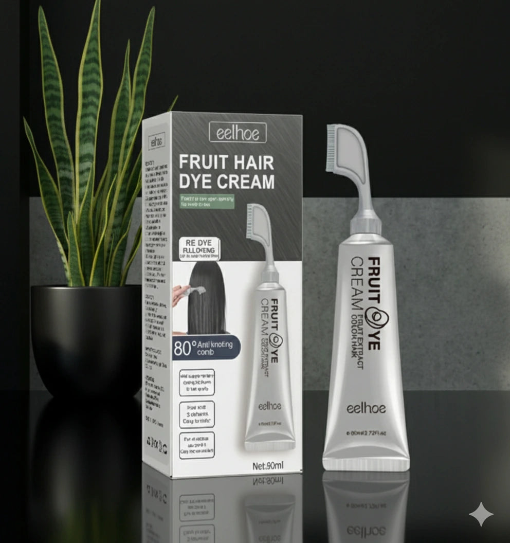 Fruit Dye Cream -Peine cubre canas