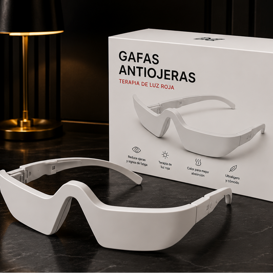 Gafas Ojeras Arrugas Terapia Luz Roja 3D