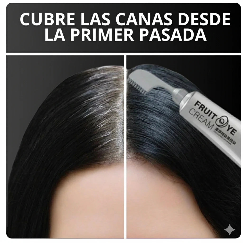 Fruit Dye Cream -Peine cubre canas