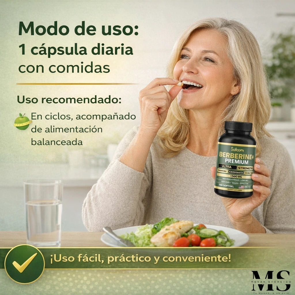 Berberine+™: Menos Antojos, Más Control.