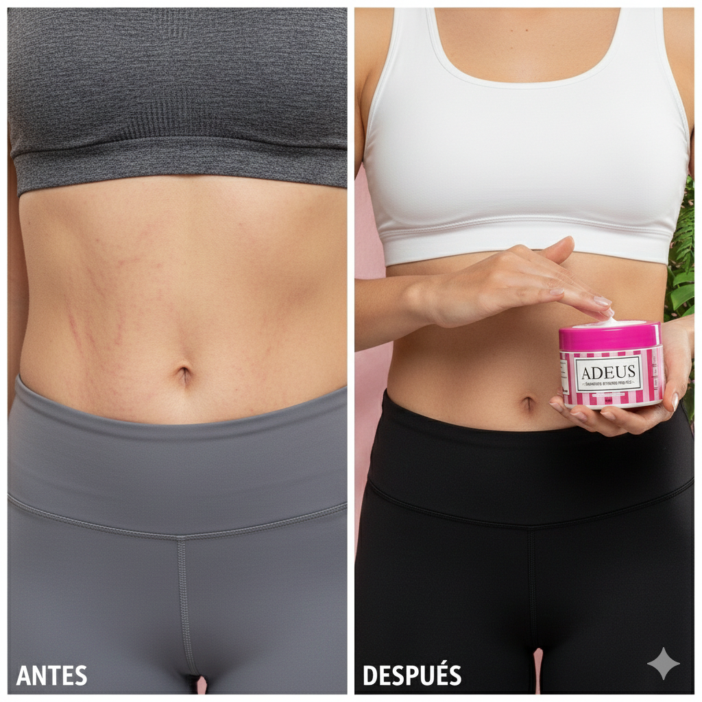 ✨Adeus Intensive–Crema Reafirmante para Estrías, Celulitis y Flacidez 300 g