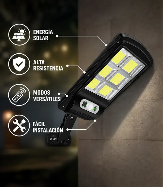 Lámpara solar 50 watts sensor movimiento